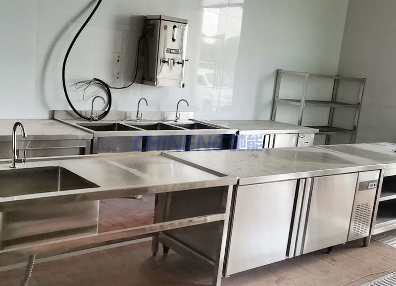 慧芃新材料自動食堂清洗間