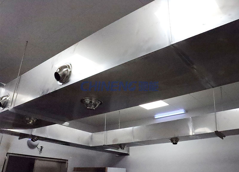 廣州新萊福員工食堂新風(fēng)系統(tǒng)設(shè)備