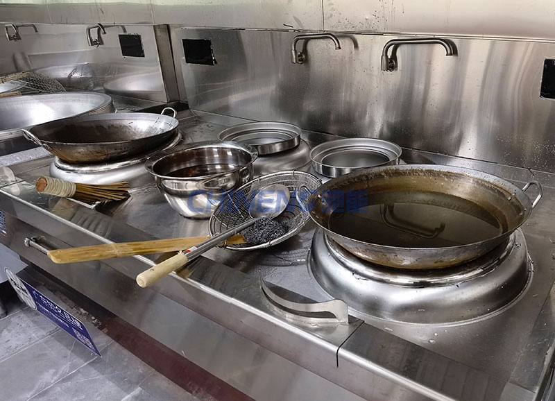 科視光學員工食堂廚房烹飪區