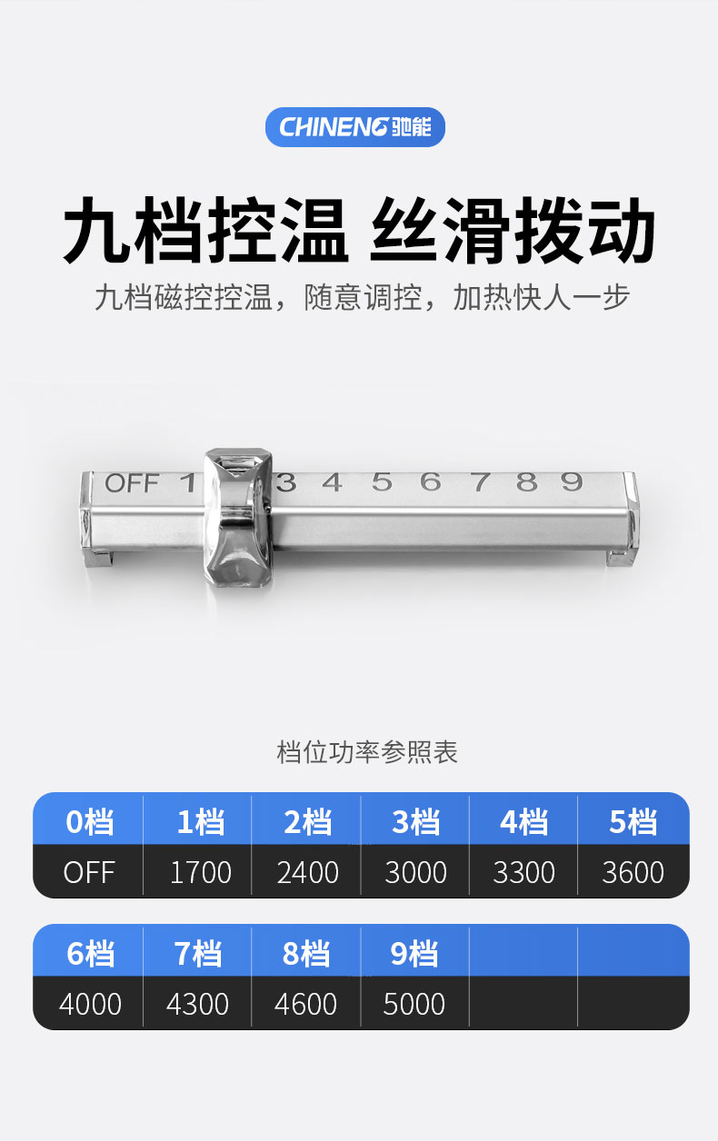 馳能5000W臺式電磁爐九檔控溫 馳能5000W臺式電磁爐九檔控溫