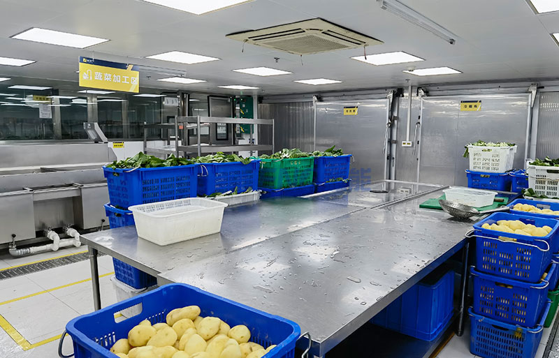 鑫輝餐飲智谷餐廳加工區