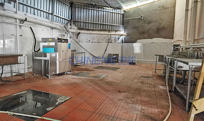 黃江永安五金廠員工食堂施工現場