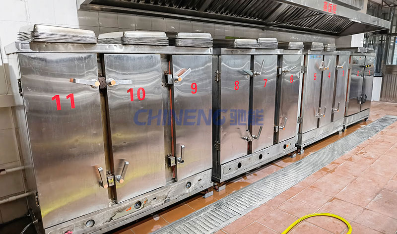 虎門捷勝小學(xué)食堂蒸柜