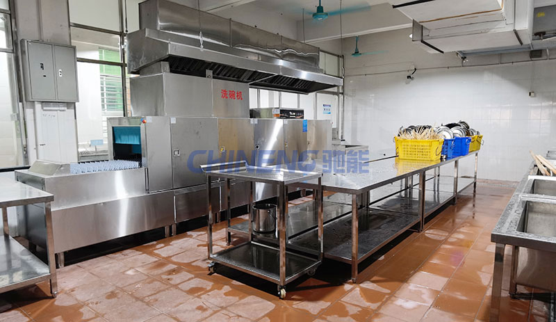 虎門捷勝小學(xué)食堂洗消間