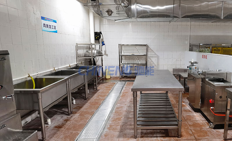 虎門捷勝小學(xué)食堂細(xì)加工