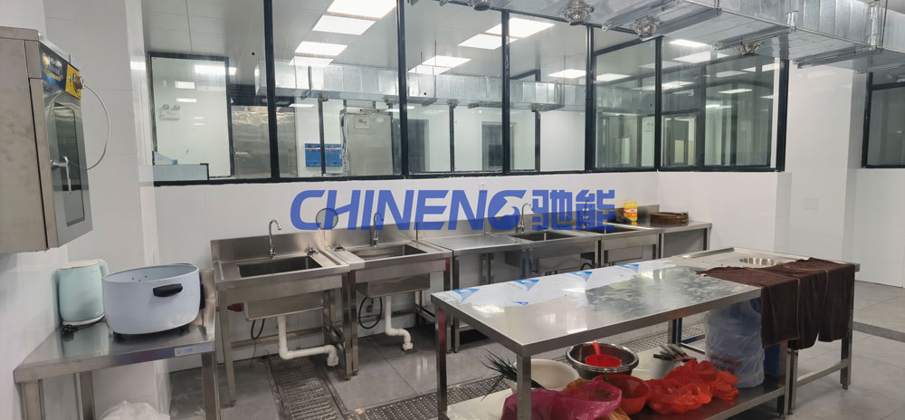 佛山美巢灣科技公司食堂廚房預處理間