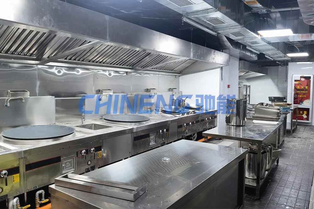 深圳貝特瑞員工食堂廚房工程烹飪區