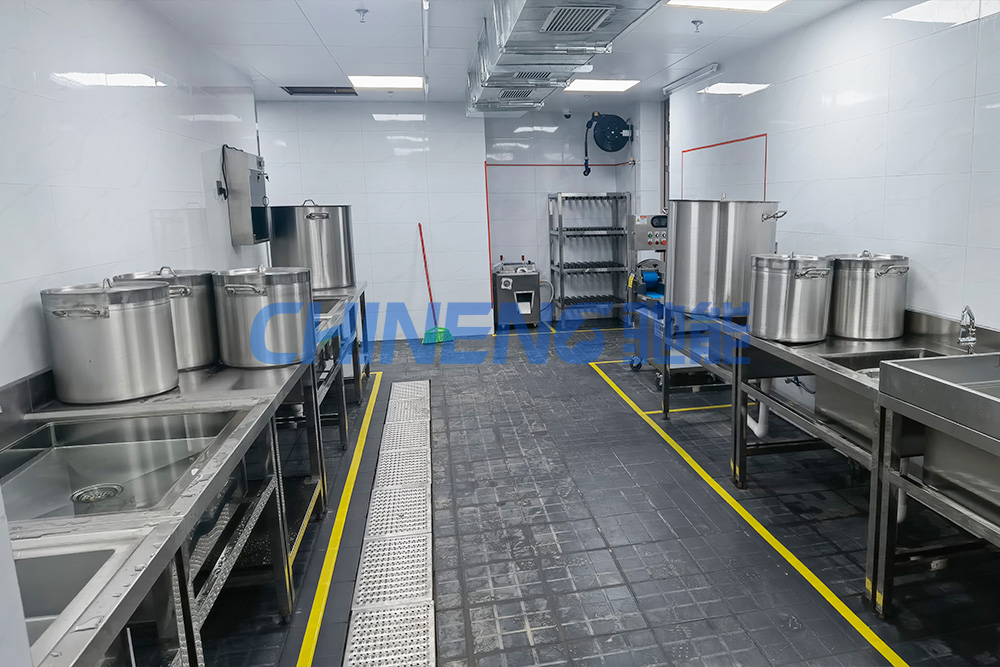 深圳貝特瑞員工食堂廚房工程加工區