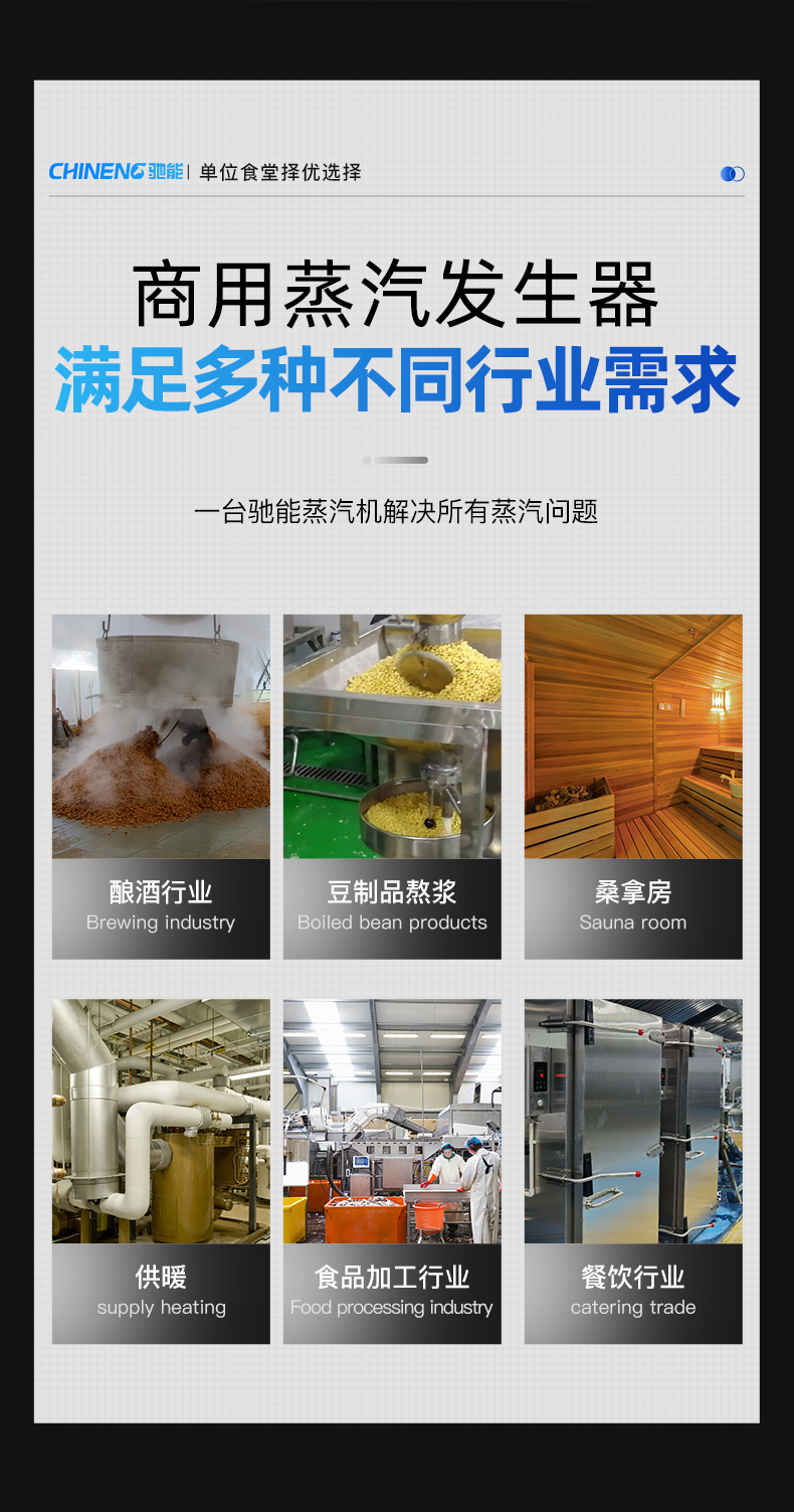 立式蒸汽發(fā)生器適用場(chǎng)所