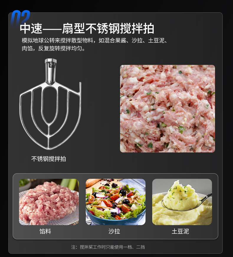 攪拌和面機中速配件