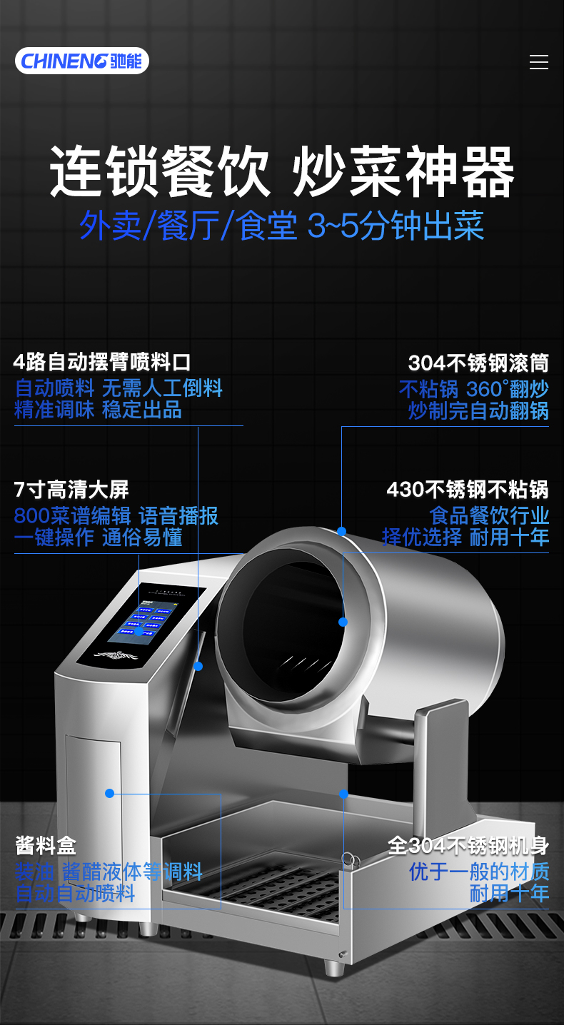 臺式炒菜機介紹